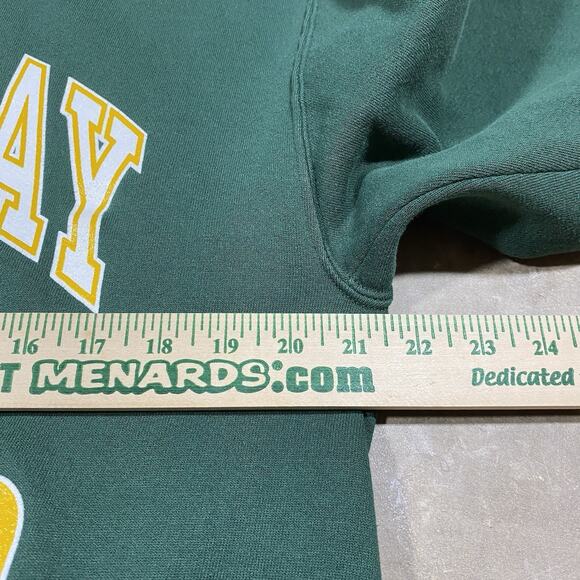 Vintage Russell Athletic Green Bay Packers Sweatshirt Made in USA L 90s - Picture 8 of 10